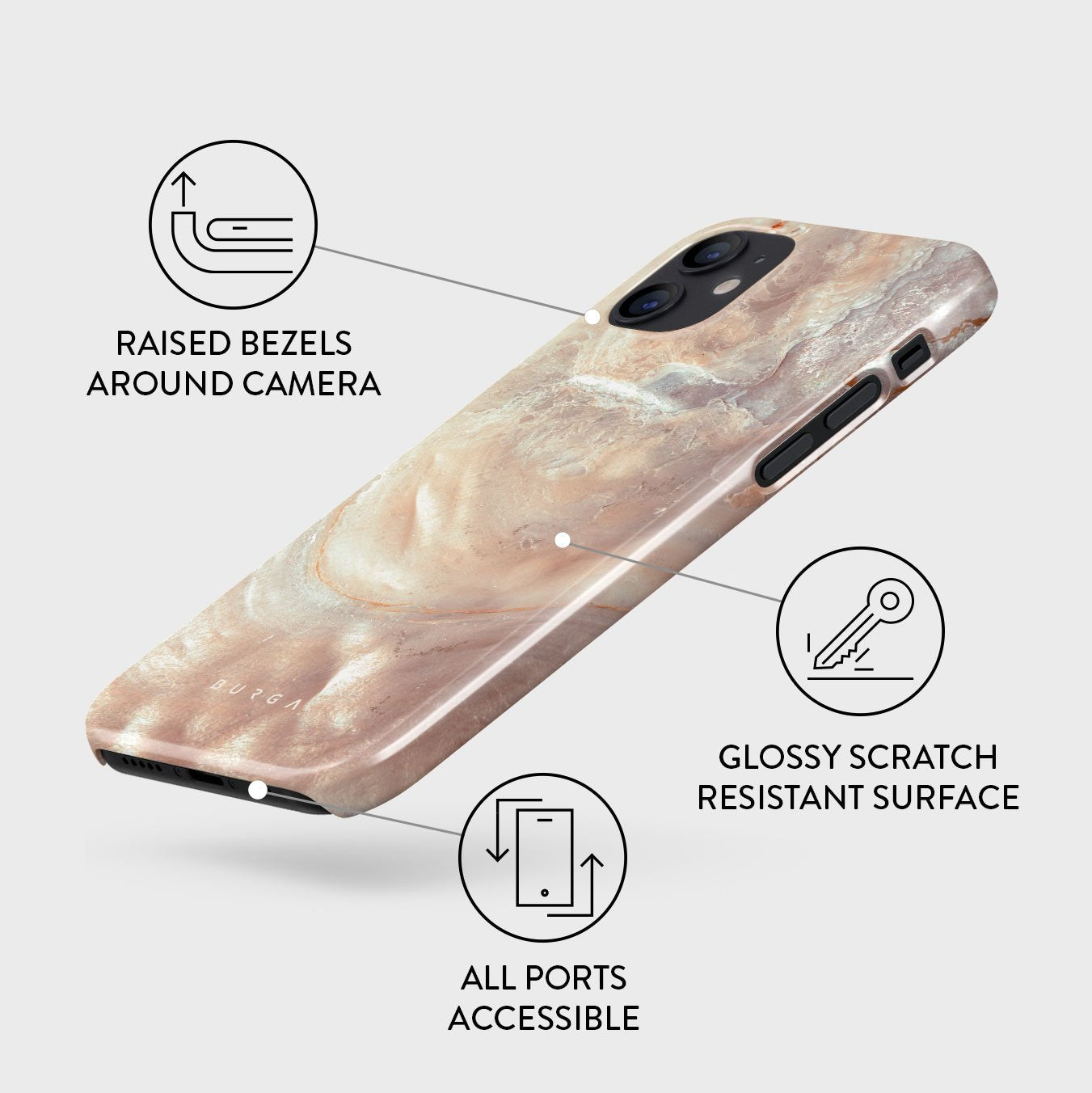 Serene Sunset - Chic iPhone 12 Mini Case