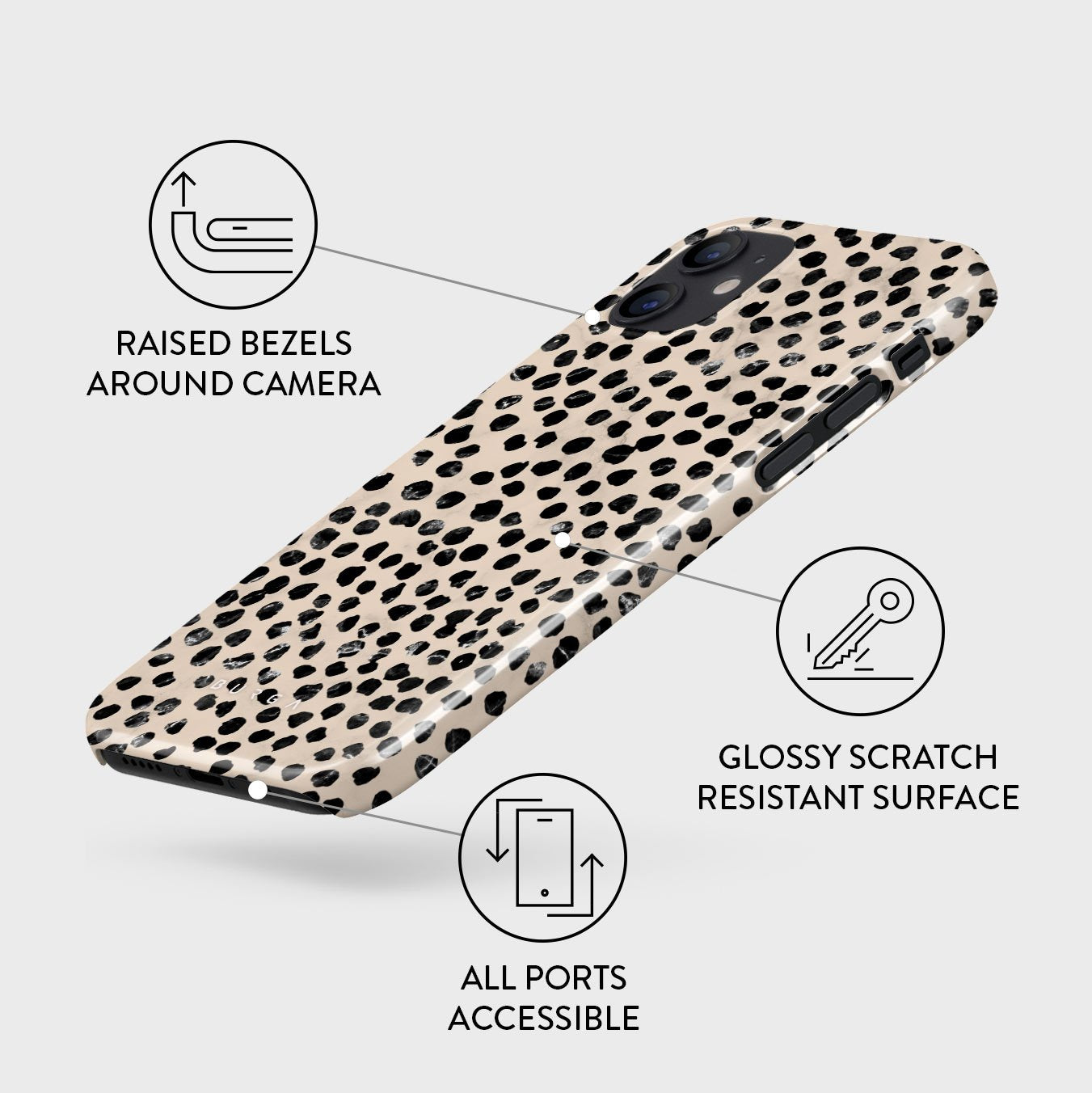 Almond Latte - Cute iPhone 12 Case