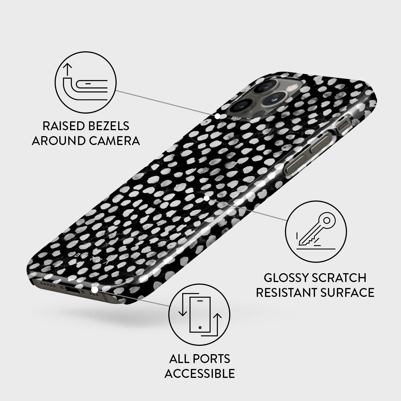 Night Sky- Dotted iPhone 12 Pro Case