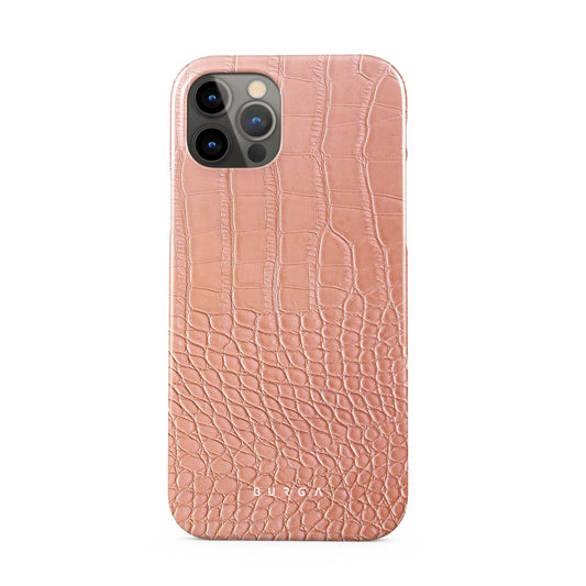 Pink Croco - iPhone 12 Pro Case