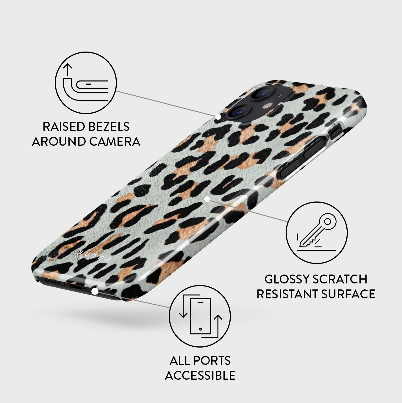 Baby Leo - Leopard iPhone 12 Mini Case