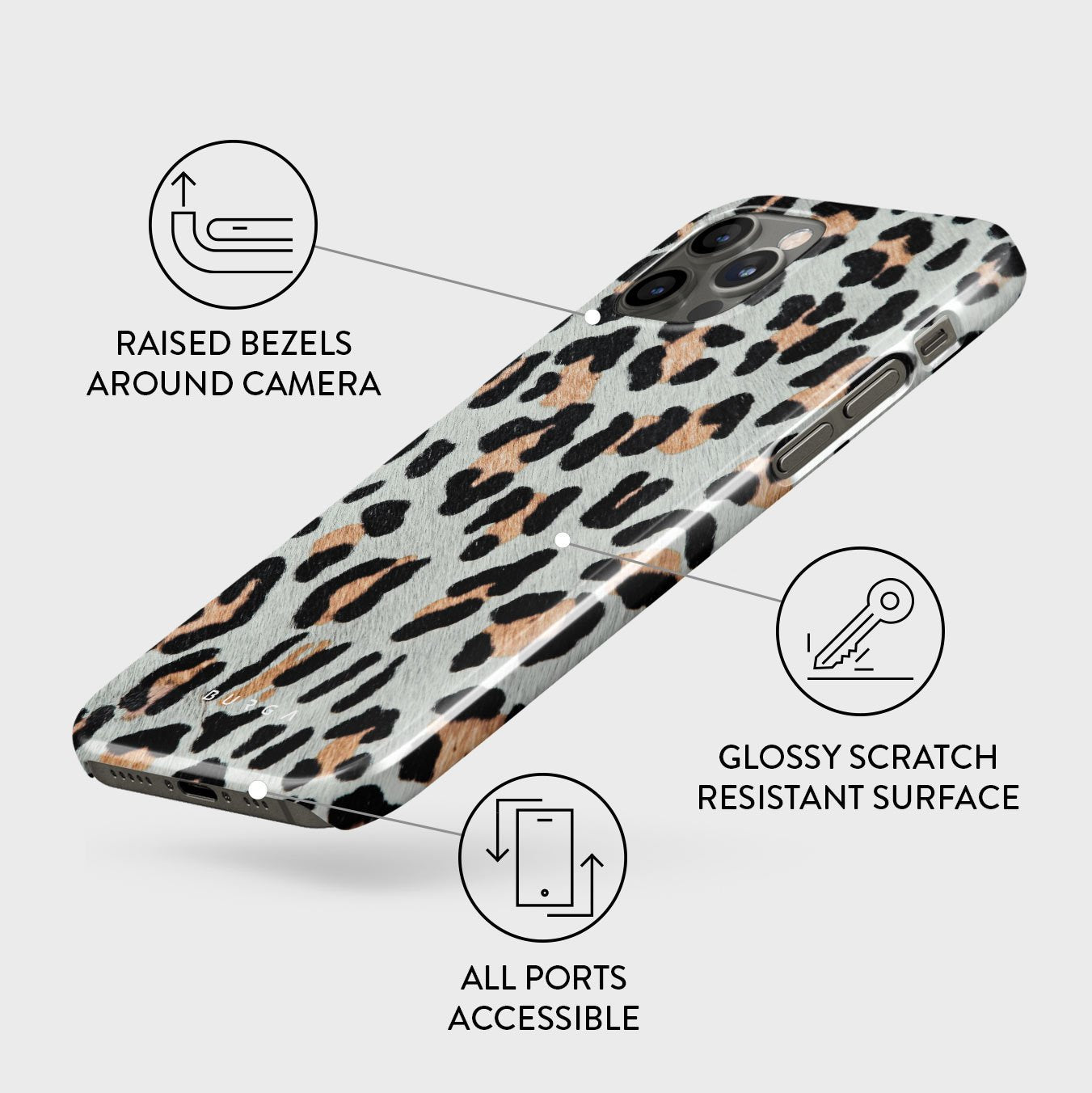 Baby Leo - Leopard iPhone 12 Pro Case
