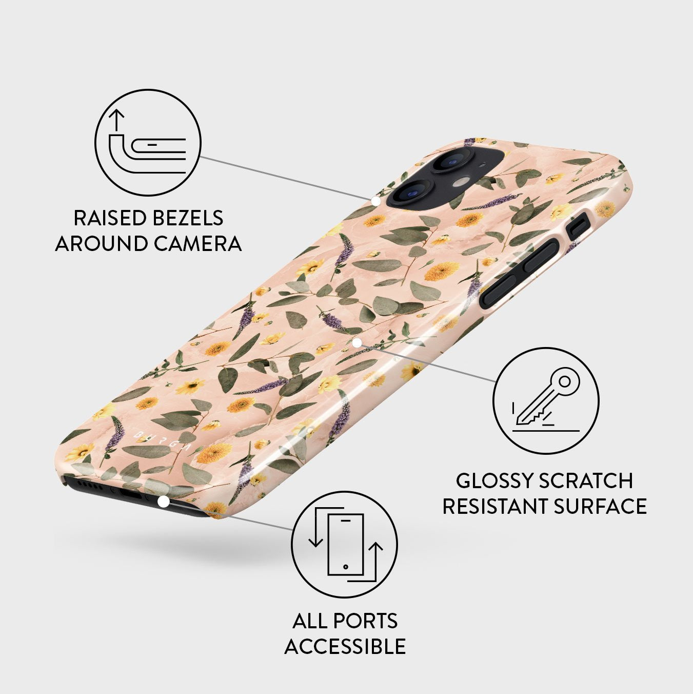 Sunday Brunch - Flowers iPhone 12 Mini Case