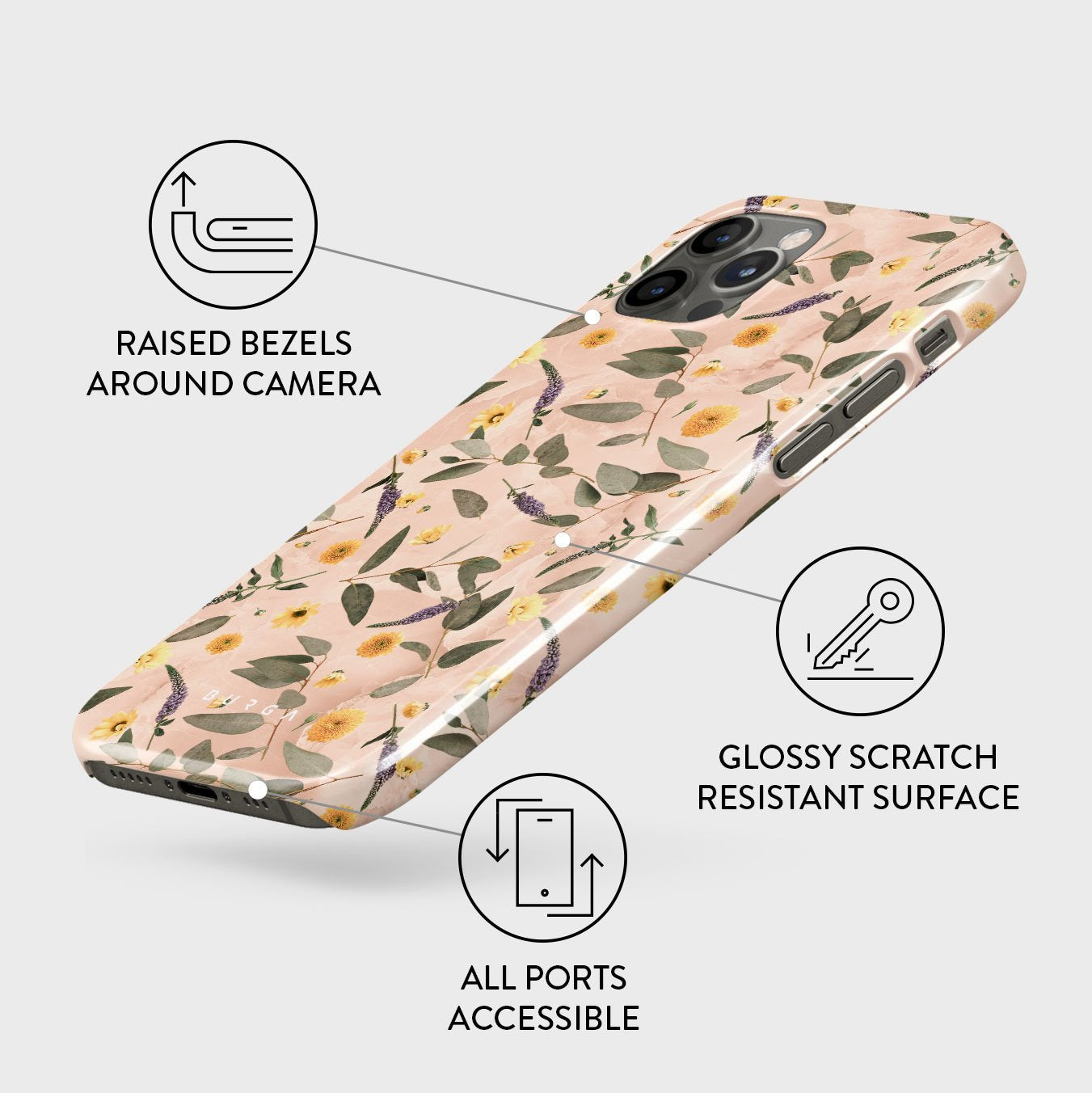 Sunday Brunch - Flowers iPhone 12 Pro Case