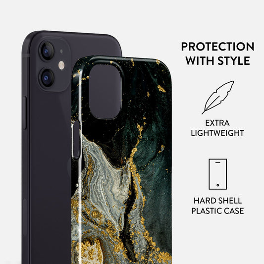 Northern Lights - Marble iPhone 12 Mini Case