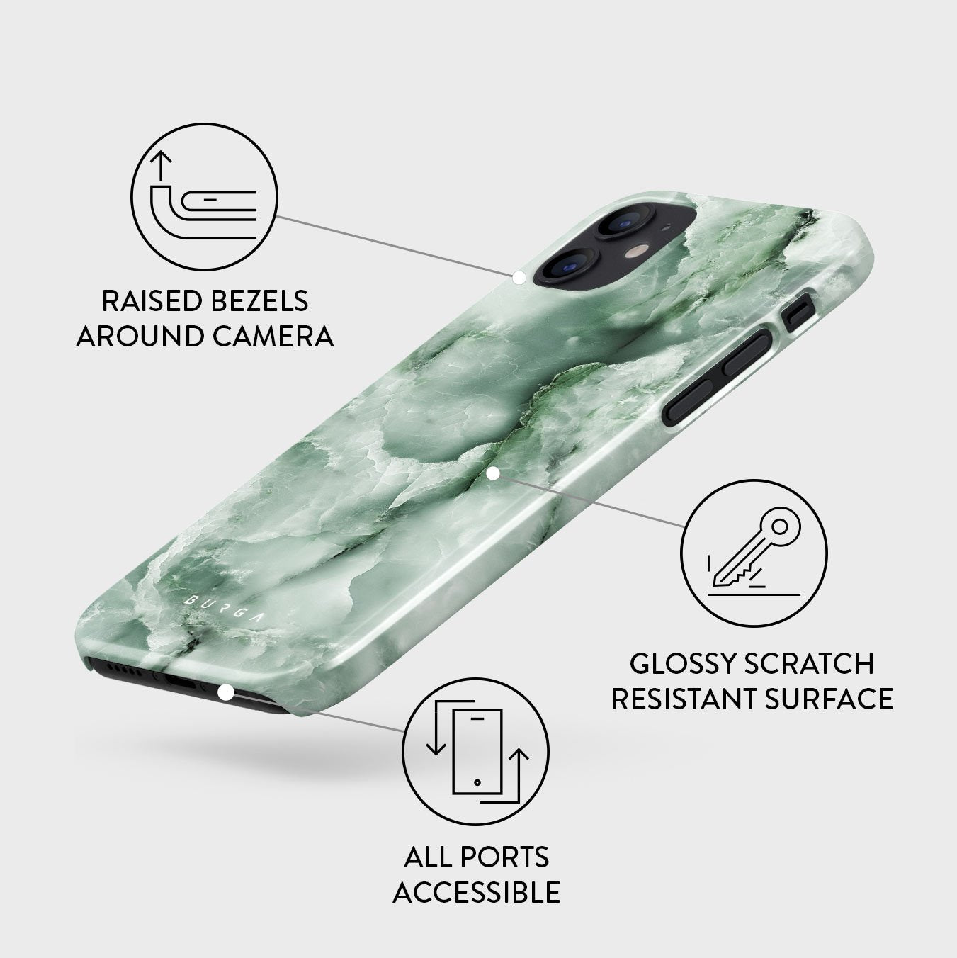 Pistachio Cheesecake - Green iPhone 12 Case