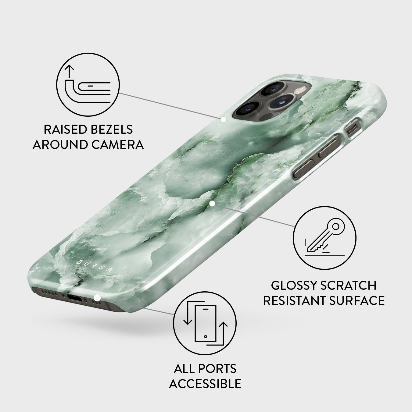 Pistachio Cheesecake - Green iPhone 12 Pro Max Case