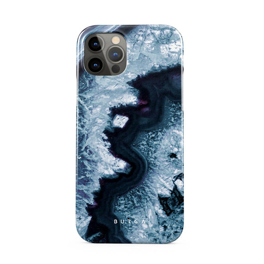 Frozen Lake - Gray Marble iPhone 12 Pro Max Case