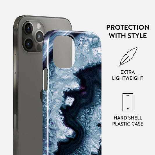 Frozen Lake - Gray Marble iPhone 12 Pro Case