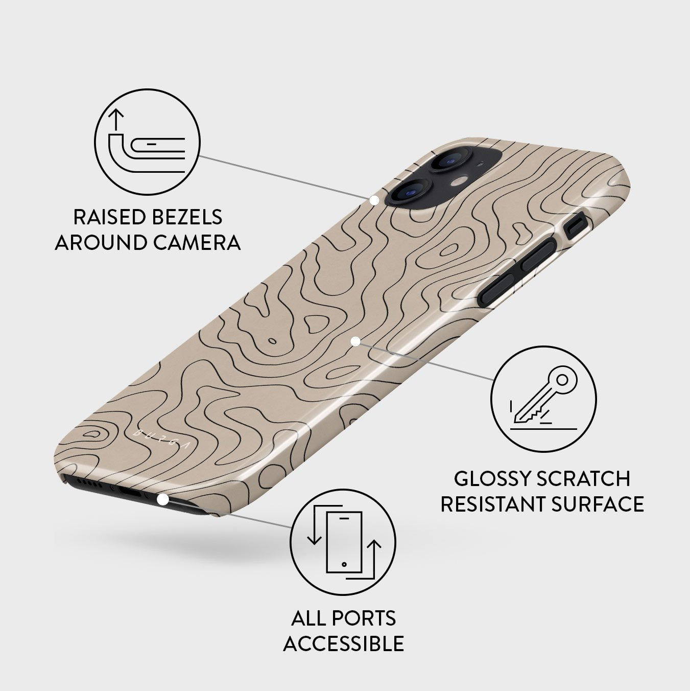 Wild Terrain - Minimalist iPhone 12 Mini Case