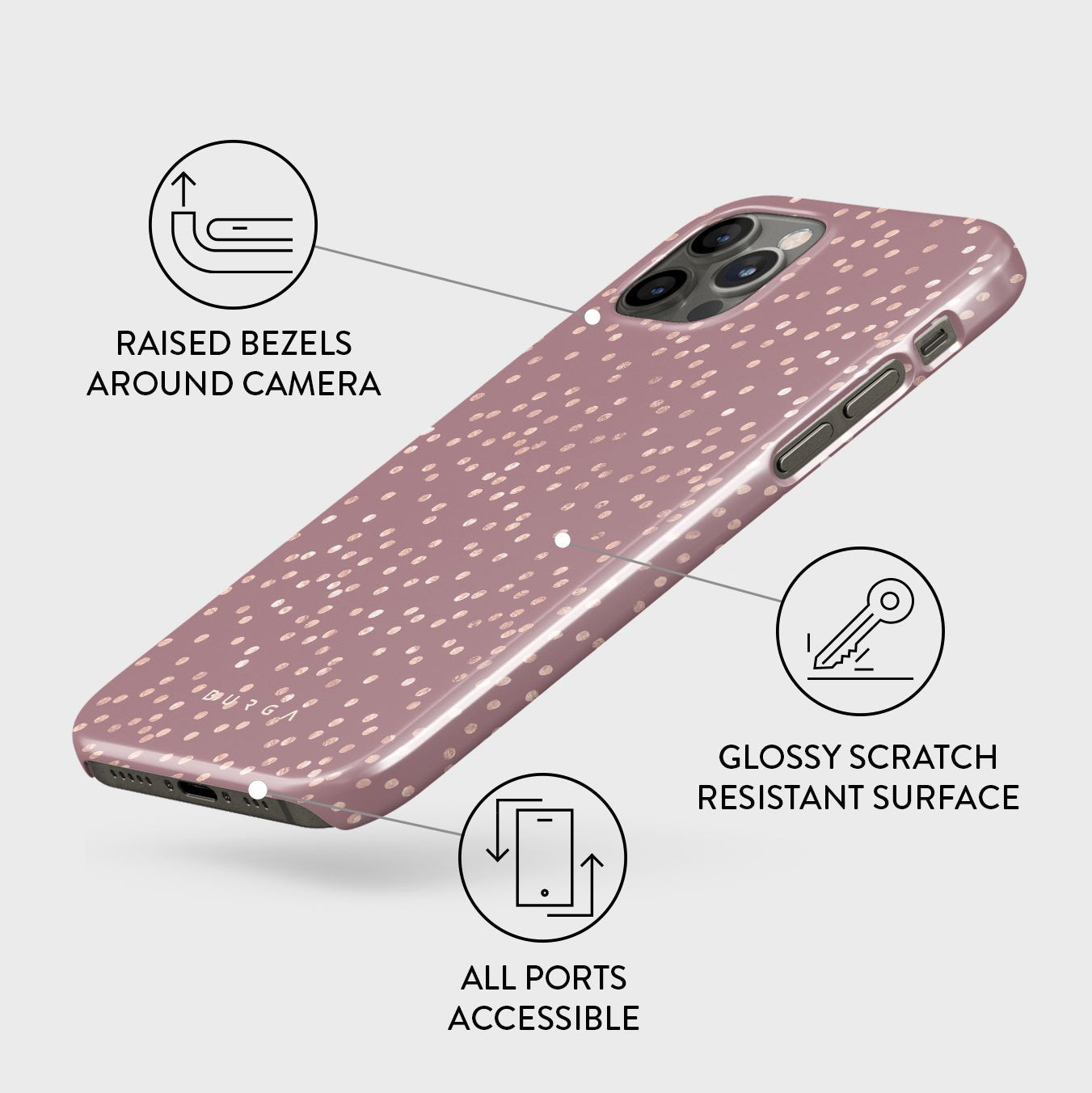 Hot Cocoa - Spotted iPhone 12 Pro Max Case