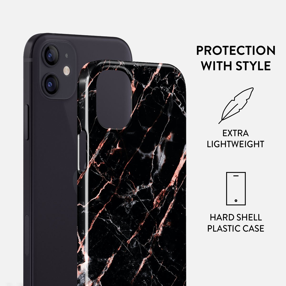 Rose Gold Marble - iPhone 12 Mini Case