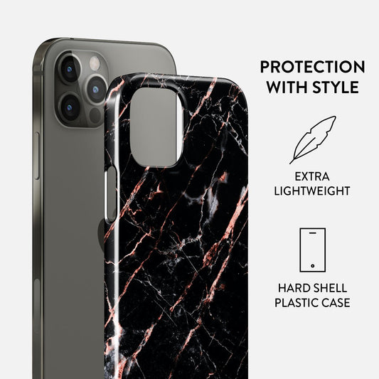 Rose Gold Marble - iPhone 12 Pro Case