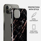 Rose Gold Marble - iPhone 12 Pro Case