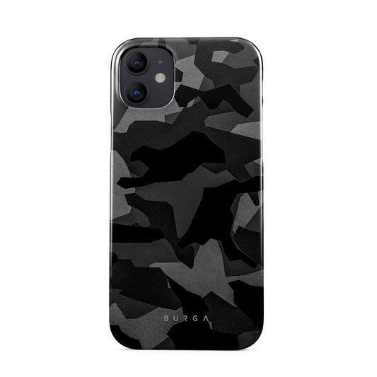 Night Black Camouflage - iPhone 12 Case
