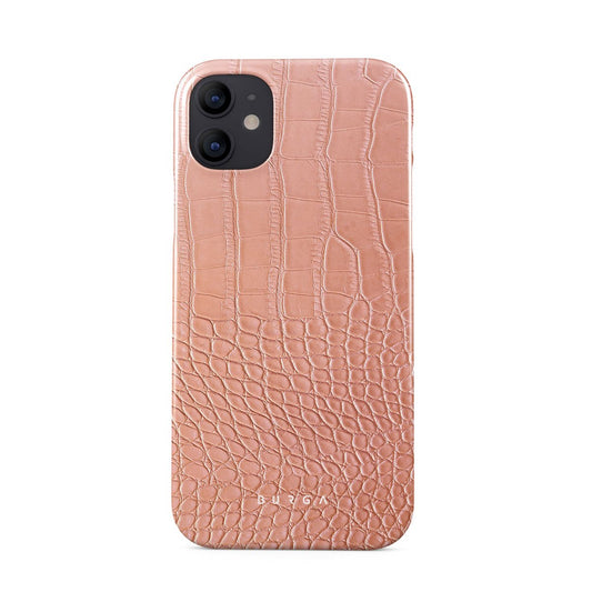 Pink Croco - iPhone 12 Case