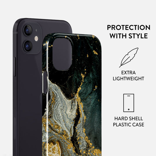 Northern Lights - Marble iPhone 12 Case
