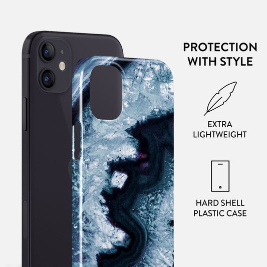 Frozen Lake - Gray Marble iPhone 12 Case
